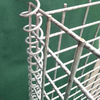 Galvanized stone cage and metal rock mesh gabion wall