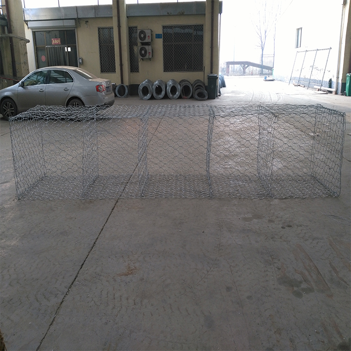 Factory price gabion basket stone cage for retaining wall 2x1x0.5m gabion