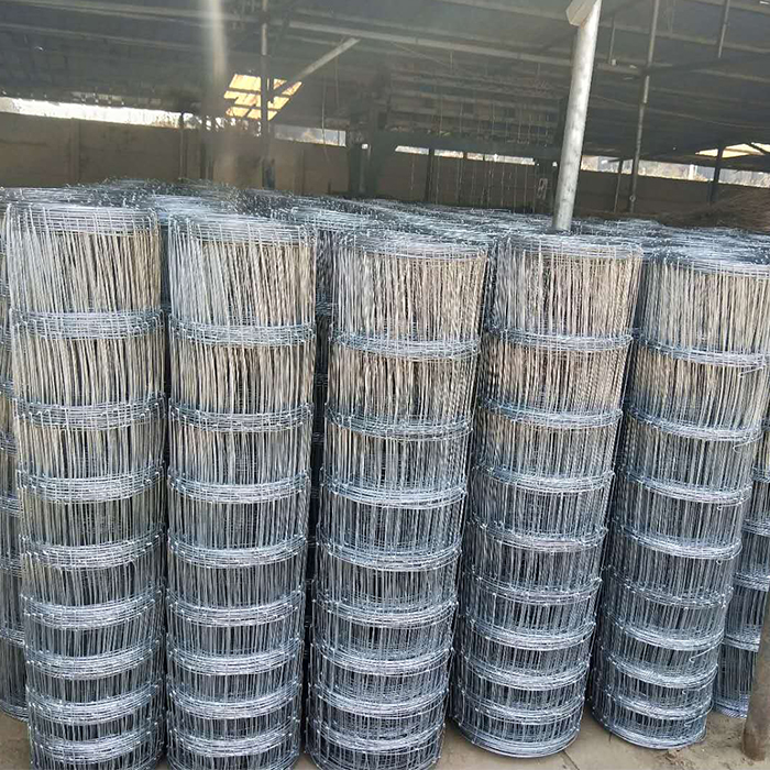 8' fixed knot galvanized game wire farm fence for goat