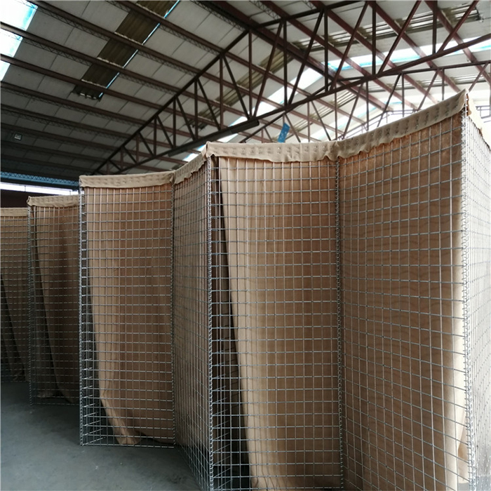 Galvanized hesco barrier welded mesh galvanized iron wire square for protection