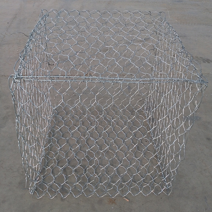 Factory supply hexagonal gabion wire mesh stone cage as retaining wall