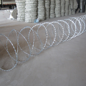 Cross razor type and iron wire material anti- rust razor blade barbed wire for sale